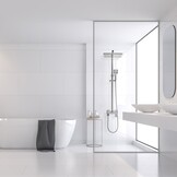 Doucheset met regendouche - 30cm - Messing - Chroom