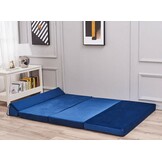 Vouwmatras met kussen - Donkerblauw 200x120cm foam