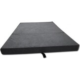 Campingmatras 10cm dik - Opvouwbaar Logeermatras 200x80cm Grijs Foam