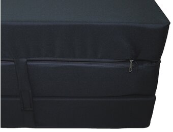 Waterdicht logeermatras - 195x65x10cm - Donkergrijs - Polyester