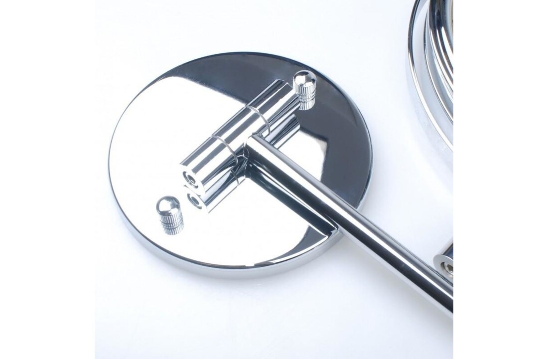 Vergrootspiegel badkamer 5x vergroting, 20cm, chroom