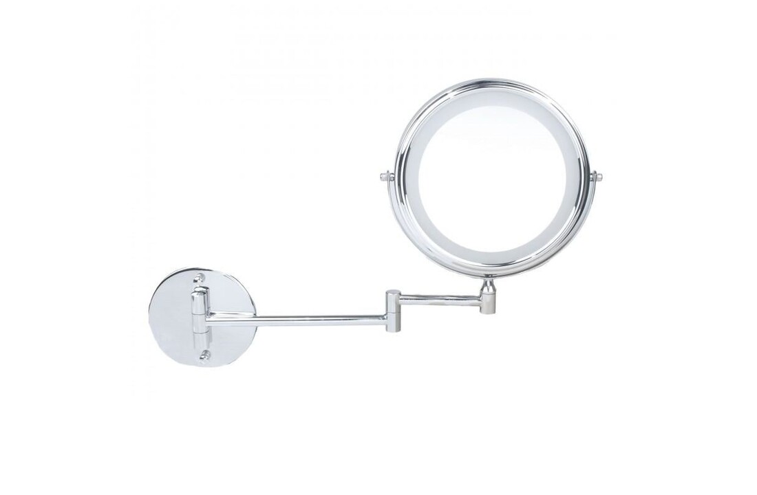 Vergrootspiegel badkamer 5x vergroting, 20cm, chroom