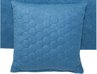 Logeermatras opvouwbaar | 70x200x15cm Blauw Schuim