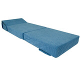 Logeermatras opvouwbaar | 70x200x15cm Blauw Schuim