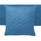 Opklapbed 70x200 - Blauw Vouwmatras 15cm Dikte - Polyester/Schuim