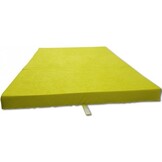 Opklapmatras camping - 120x200x10 cm groen foam logeer/reisbed