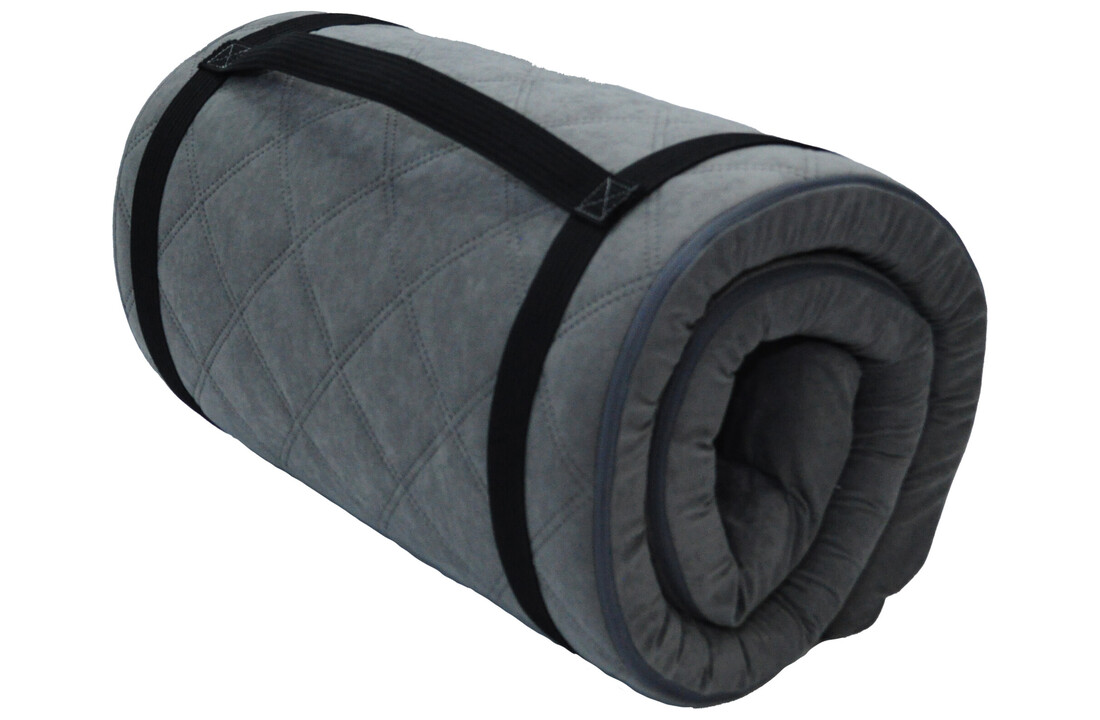 Opklapmatras Grijs 60x198x5cm - Comfortabel Opvouwbaar Slaapmatras