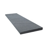 Slaapmat 60x198cm grijs – comfortabel en opvouwbaar logeermatras