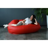 Beanbag rood fauteuil 70x70x110cm kunstleer Europees