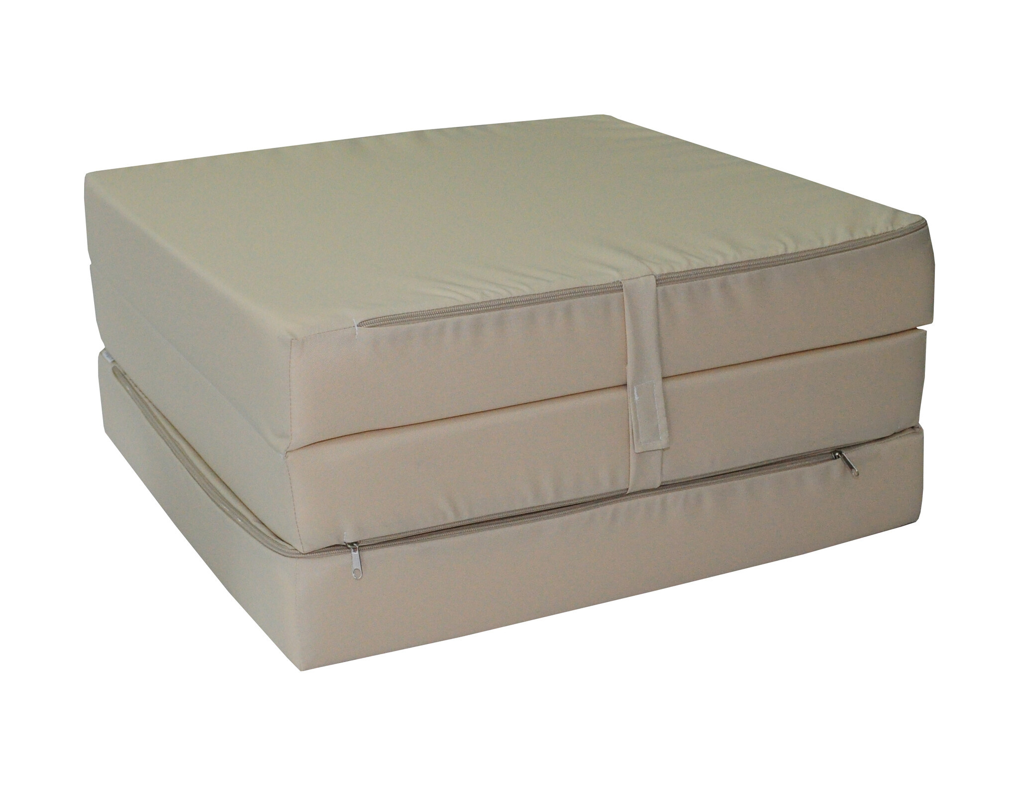 Schuimmatras Beige Opvouwbaar 195x65x10cm Waterdicht H2