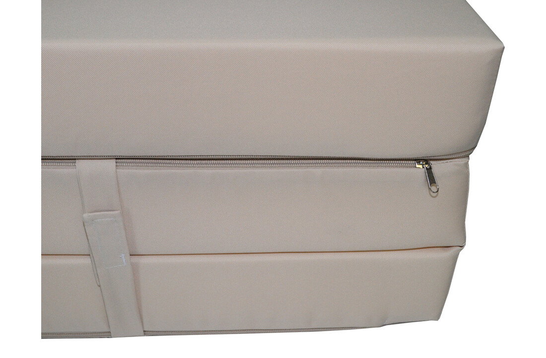 Schuimmatras Beige Opvouwbaar 195x65x10cm Waterdicht H2