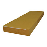 Logee matras opklapbaar 195x65x15 cm okergeel T-25 schuim