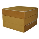 Opvouwbaar gastenbed 195x65 - Okergeel Schuimmatras (H2)