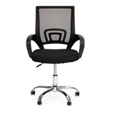 Ergonomische bureaustoel zwart - Comfort & Stijl (LxBxH 86-96x58,5x55cm, Mesh, Metaal)