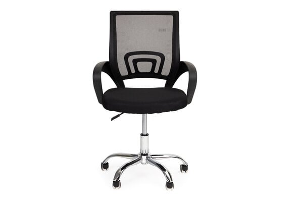Bureaustoel mesh rugleuning - Zwart, Kunststof, Metaal