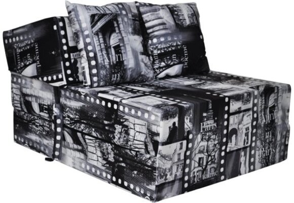 Campingmatras opvouwbaar 200x70x15cm wit/zwart foam