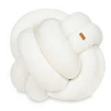 Sierkussen 30x30 creme | Uniek knoopkussen | Katoen | Handgemaakt