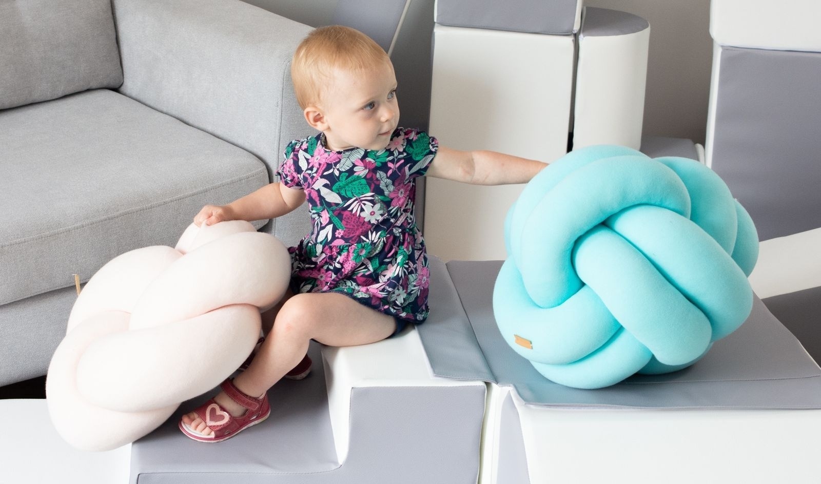 Sierkussen 35x35 cm - Crème | Katoen | Kindveilig | Handgemaakt