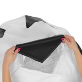 Grote voetbal zitzak Slovenië Ø 90 cm Eco-leer Blauw/Rood/Wit