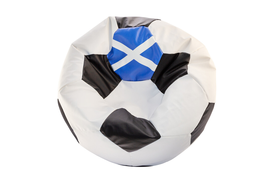 Zitzak Schotland | EURO 2024 | Ø 90cm | Blauw/Wit