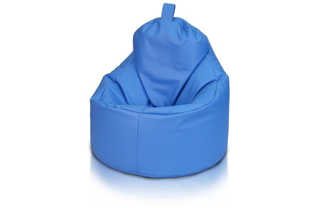 Zitzak fauteuil blauw | Kunstleer | 75x70x30 cm | EU Kwaliteit