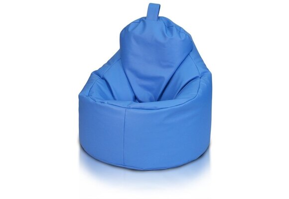 Zitzak fauteuil blauw | Kunstleer | 75x70x30 cm | EU Kwaliteit