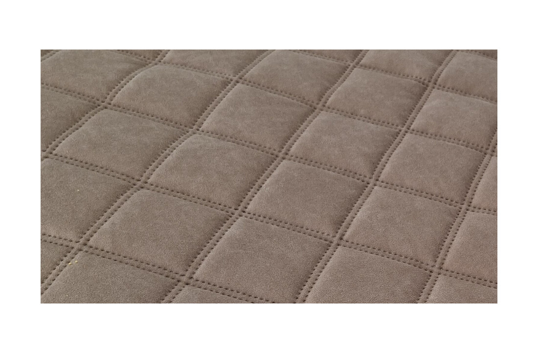 Opvouwbaar matras 60x198x5cm bruin gewatteerd T-25 schuim