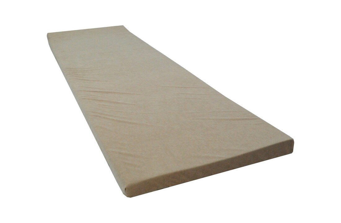 Slaapmat 60x198cm Bruin | Compact & Comfortabel Opvouwbaar Matras