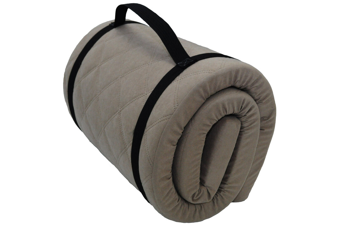 Slaapmat 60x198cm Bruin | Compact & Comfortabel Opvouwbaar Matras