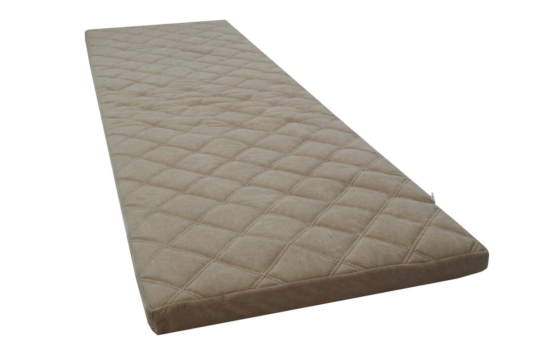 Logeermatras opvouwbaar, slaapmat 60x198x5cm, bruin