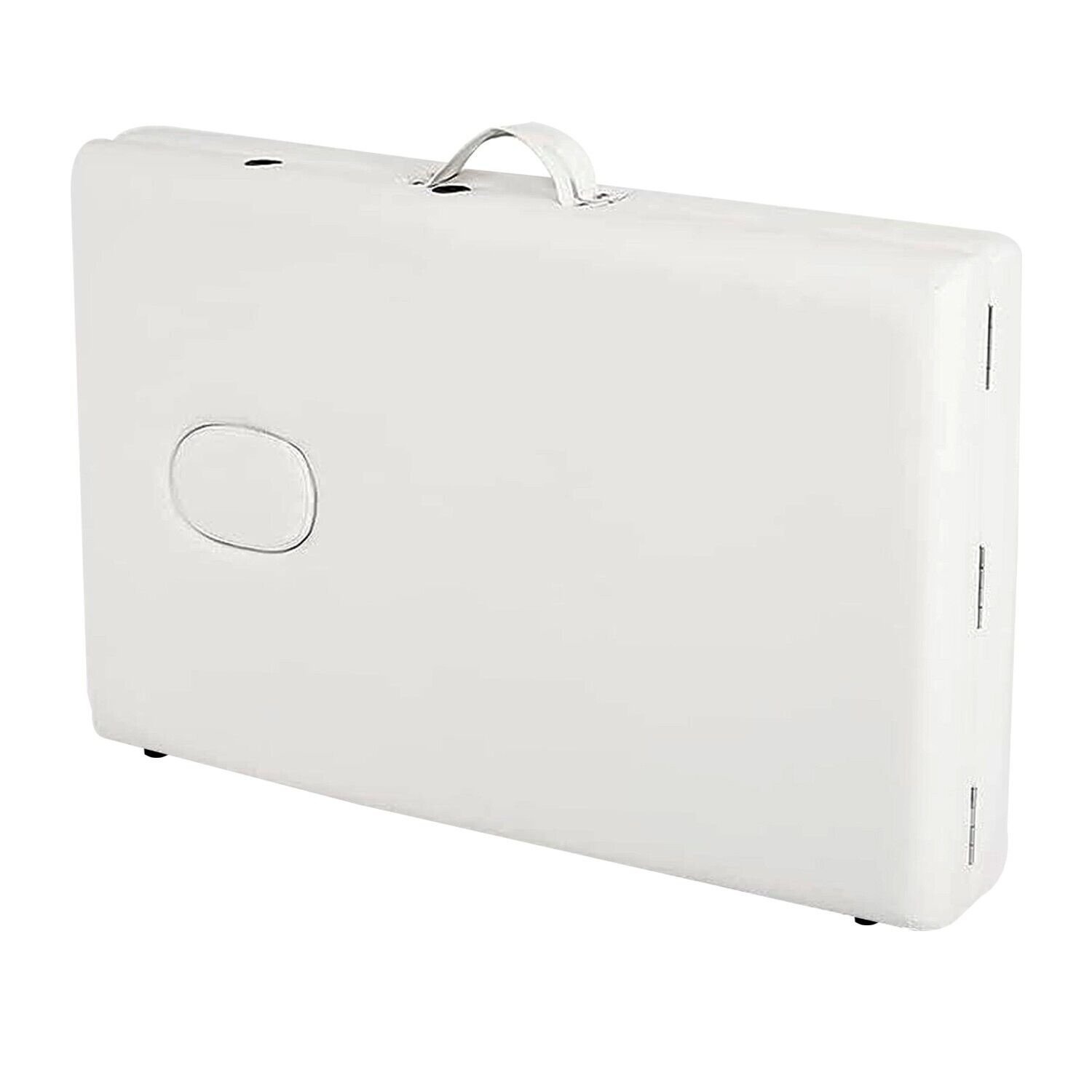 Witte massagetafel - 185x70cm inklapbaar hout