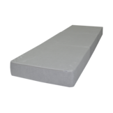 Logeren matras | Opvouwbaar schuimmatras 195x65x15cm Grijs