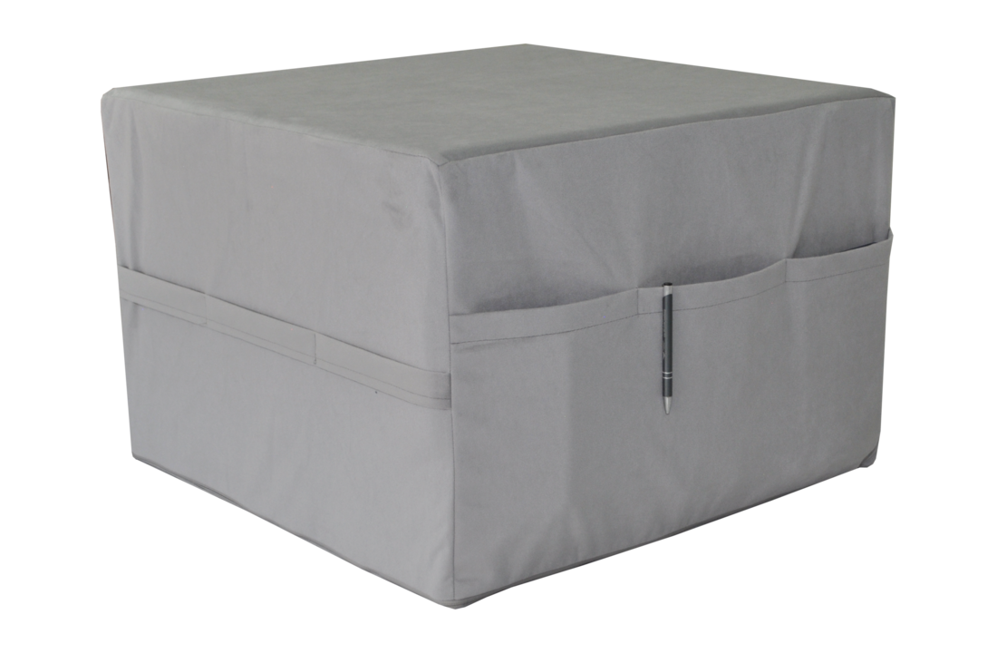 Logeerbed 65 cm breed | Opvouwbaar matras, Grijs Schuim H2