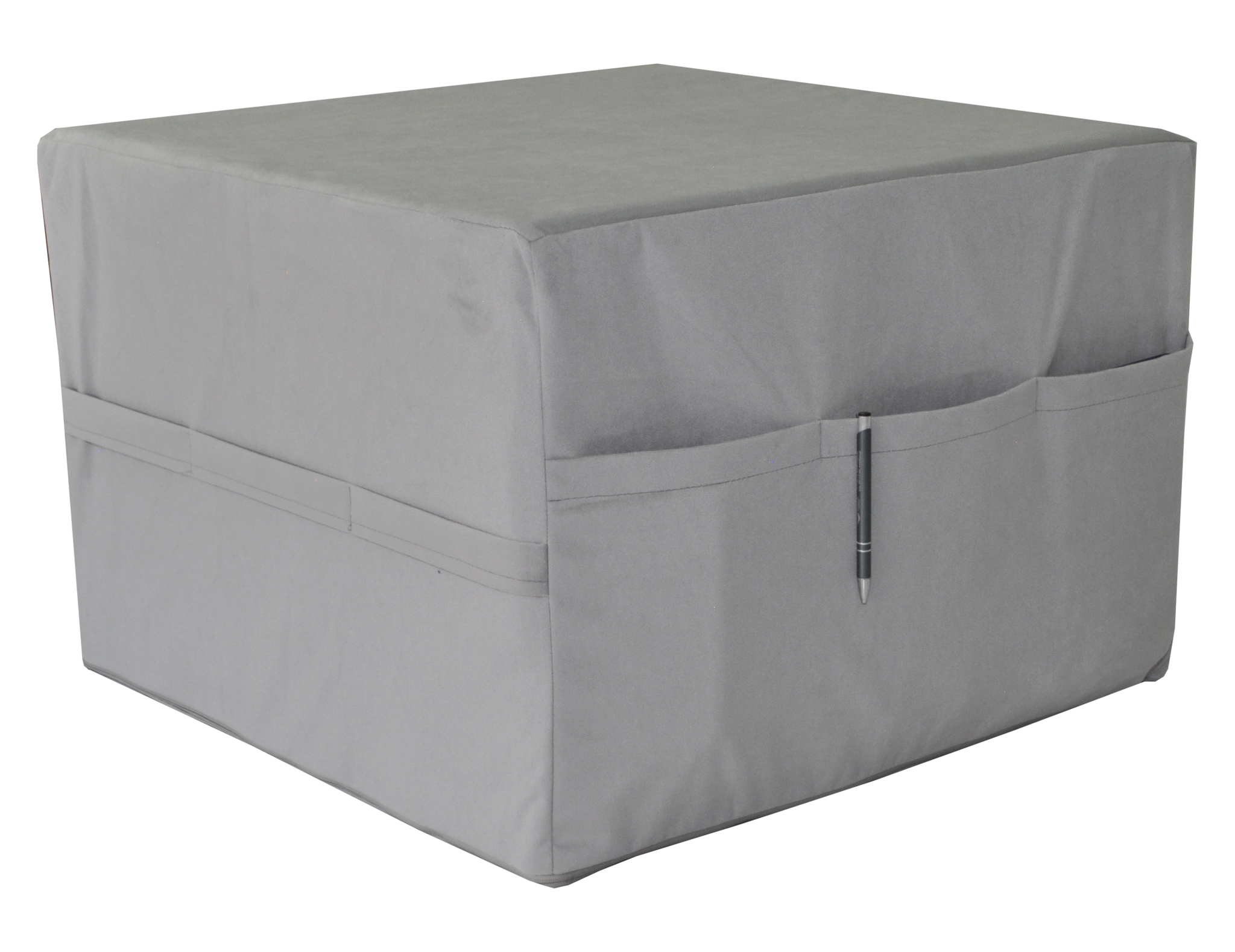 Logeerbed 65 cm breed | Opvouwbaar matras, Grijs Schuim H2