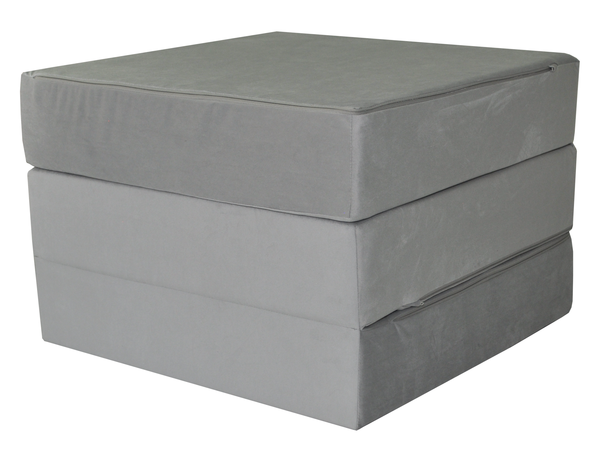 Logeerbed 65 cm breed | Opvouwbaar matras, Grijs Schuim H2