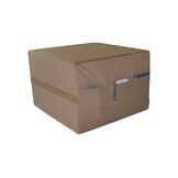 Opvouwbaar matras logeerbed 195x65x15 cm Cappuccino Schuim