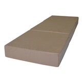 Futon slaapstoel | Opvouwbaar Matras 195x65cm Cappuccino Schuim