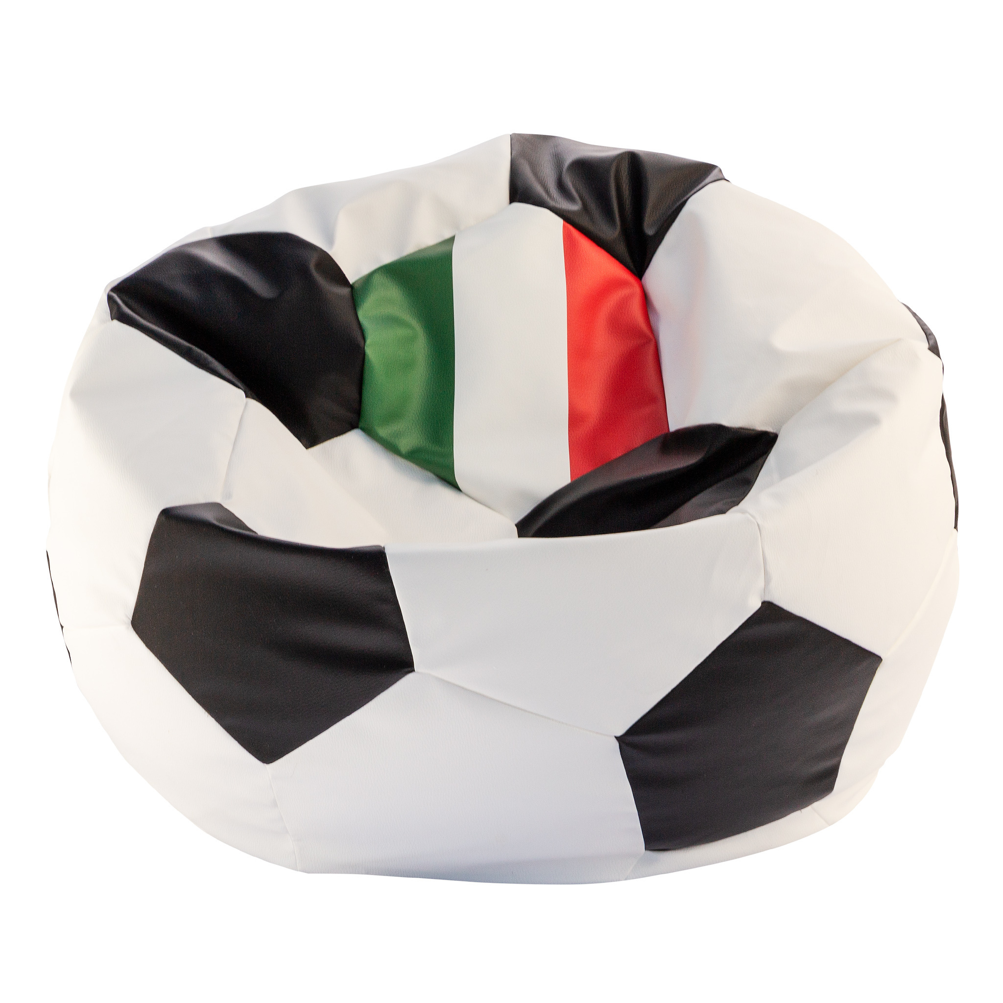 Grote zitzak voetbal, Italie EURO 2024, Ø 90 cm, Eco-leer
