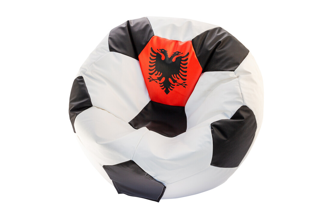 Zitzak EURO 2024 Albanië - Ø 90cm Eco-leer