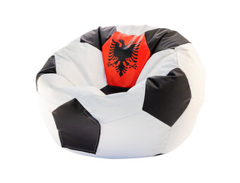 Zitzak EURO 2024 Albanië - Ø 90cm Eco-leer