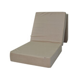 Beige gastenmatras - Opvouwbaar logeermatras 195x65x15 cm T-25 schuim
