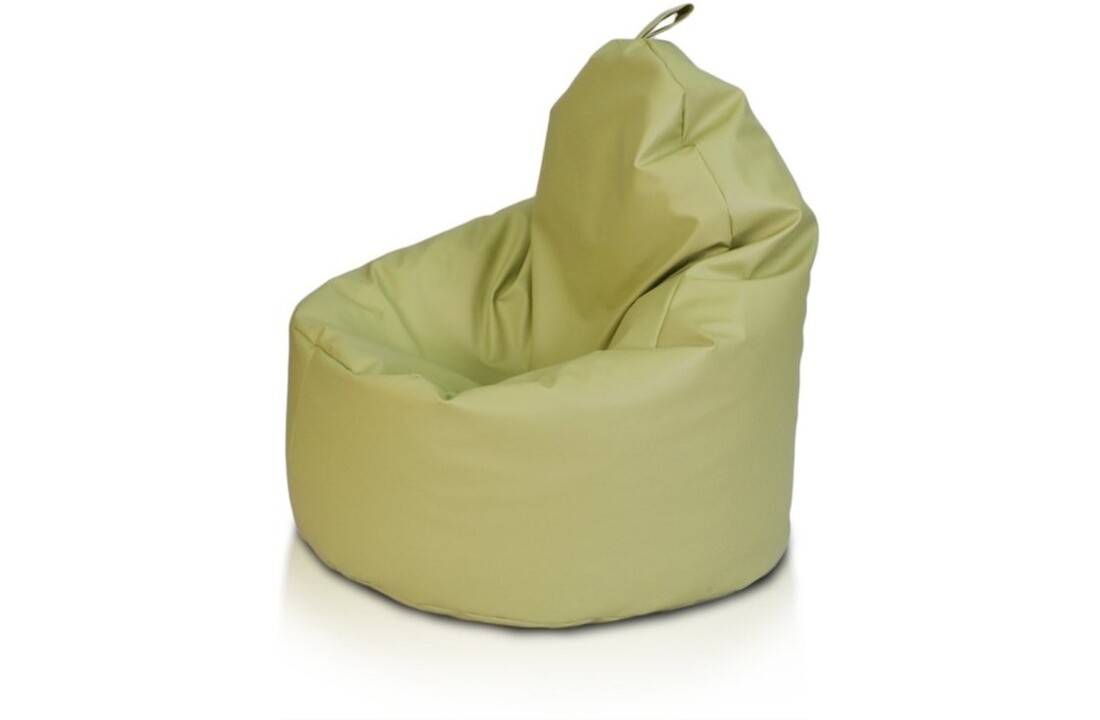 Zitzak fauteuil olijfgroen | Kunstleer | 75x70x30cm | Comfortabel & Stijlvol