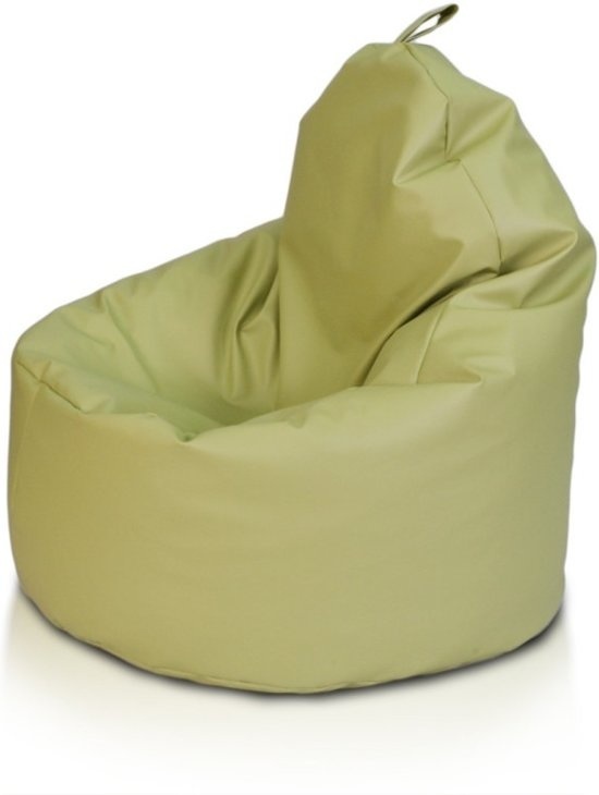 Zitzak fauteuil olijfgroen | Kunstleer | 75x70x30cm | Comfortabel & Stijlvol