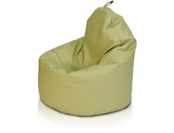 Zitkussen relaxen kunstleer - Zitzak fauteuil olijfgroen 75x70x30 cm