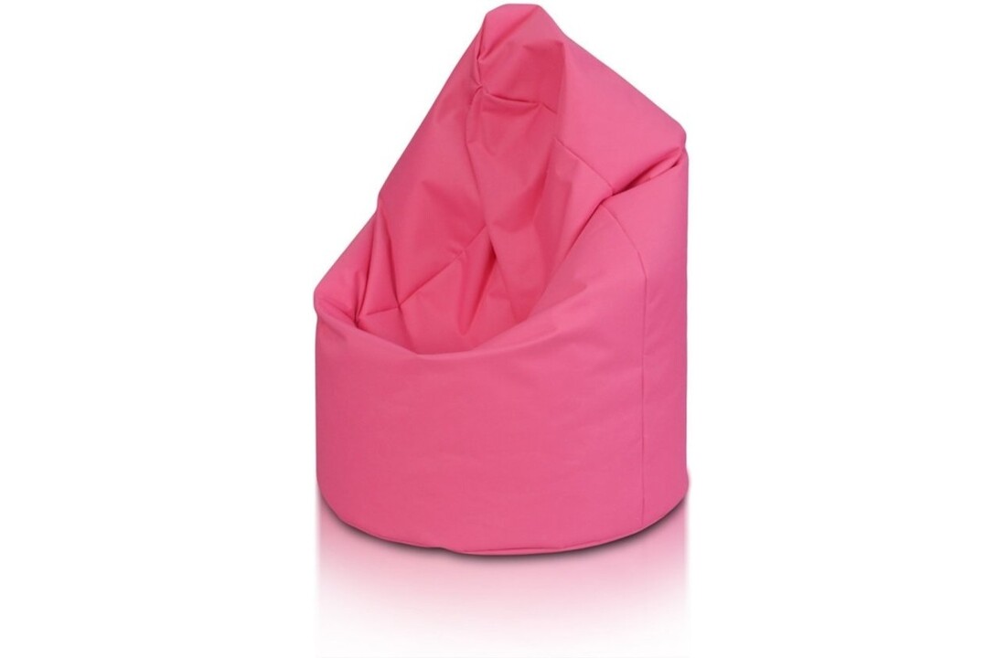 Fauteuil zitzak roze 70x70x110cm polyester/kunstleer