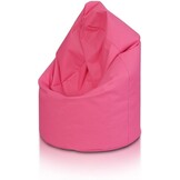 Fauteuil zitzak roze 70x70x110cm polyester/kunstleer