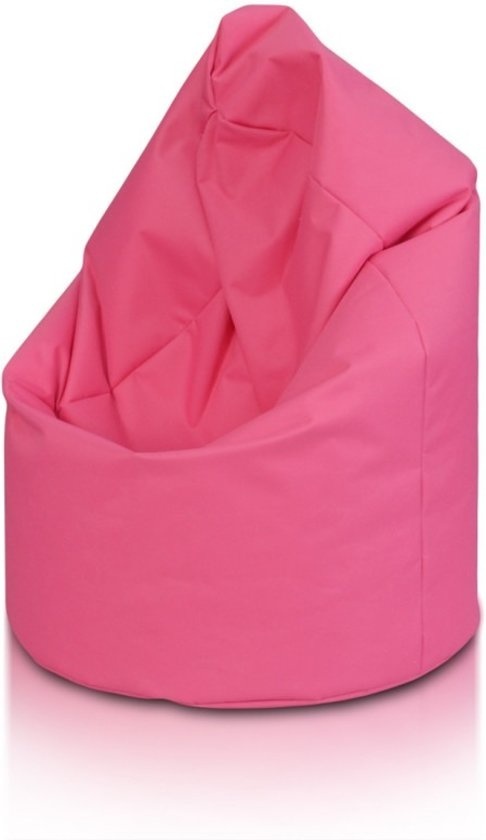 Loungestoel zitzak roze - 70x70x110 cm, Polyester hoes, EPS kralen