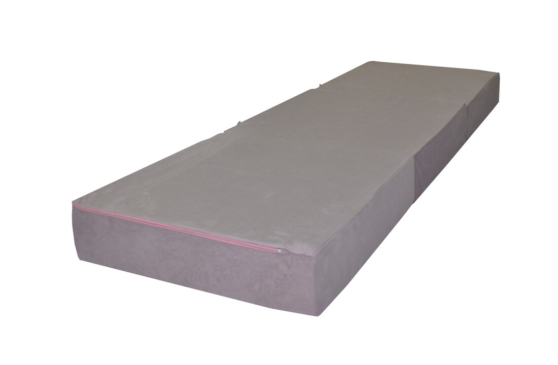 Opklapmatras logeermatras - 195x65x15 cm Lila Schuim