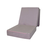 Matras logeerbed opvouwbaar: 195x65x15cm, lila, T-25 schuim