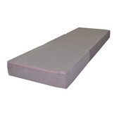 Matras logeerbed opvouwbaar: 195x65x15cm, lila, T-25 schuim
